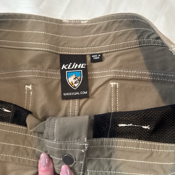 KÜHL Tan A-Line Cargo Skirt Knee-Length Casual - Picture 3 of 5